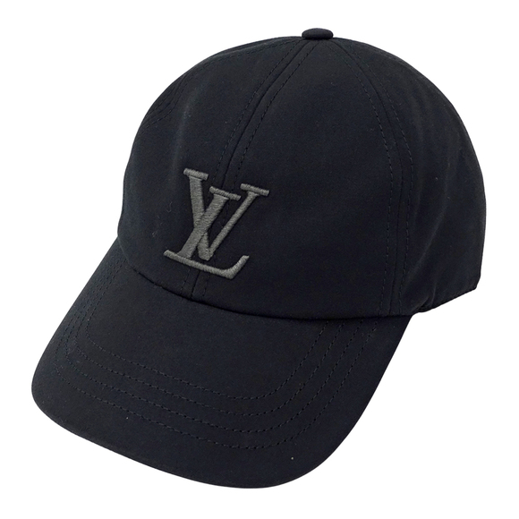 LOUIS VUITTON Other - Louis Vuitton Men's Cap, Black, Cotton, Size M7633M, Cap Only.